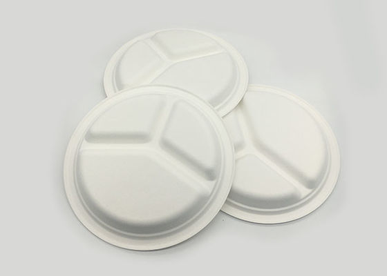 9 Inch 16g 100% Biodegradable Sugarcane Bagasse Plates