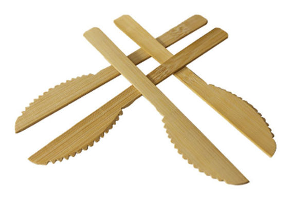 Compostable17cm Disposable Natural Bamboo Cutlery Sets