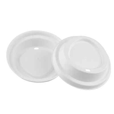 Factory Price 100% Recyclable Fiber Cup Cover Biodegradable Sugarcane Bagasse Pudding Disposable Swivel Adult Sippy Cup