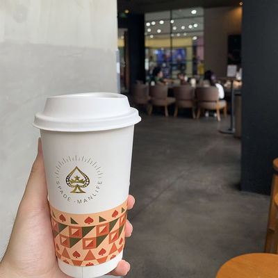 Compostable Molded Sugarcane Disposable Cup Cover For Beverage Packaging