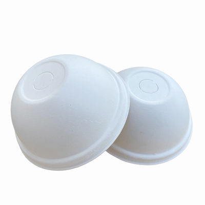 80 90mm Biodegradable Bagasse Cup Lids For Hot Cold Drinking