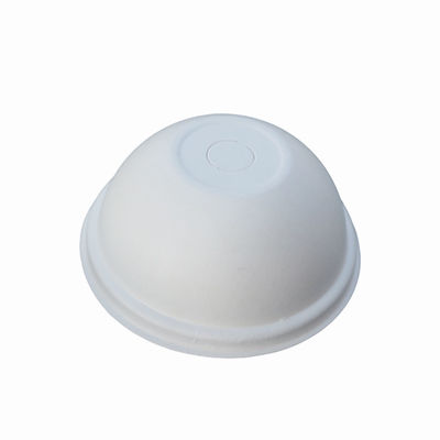 80 90mm Biodegradable Bagasse Cup Lids For Hot Cold Drinking