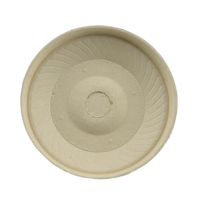 100% Fiber Pulp PFAS-Free compostable bagasse molded pulp paper coffee cups lids